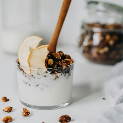 healthy yogurt cup