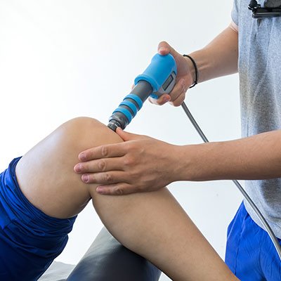 tool being used on patients knee