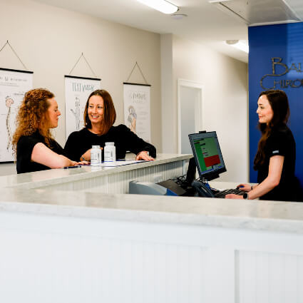 ladies at front desk