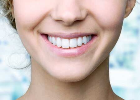 Beautiful closeup smile