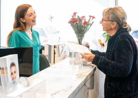 Shenton Park patient paying for care at Shenton Park Family Dental