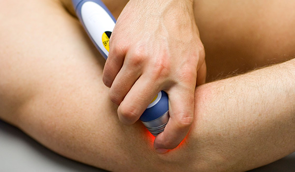 Laser Therapy on elbow