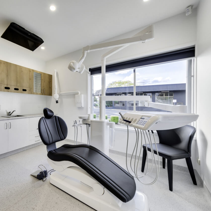 treatment room with chair