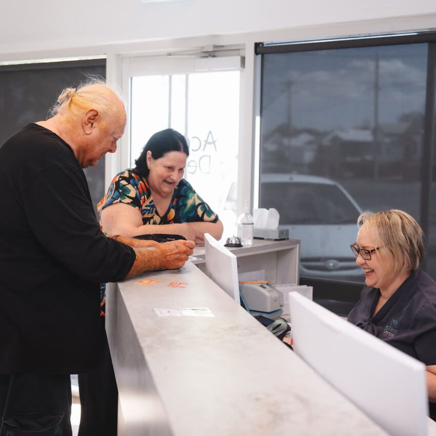 patients at our front desk