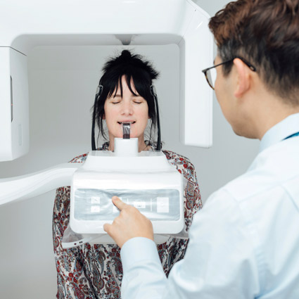 female patient x-rays
