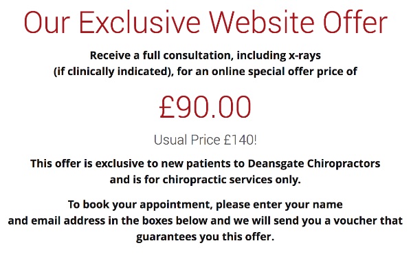 Our Exclusive Website Offer