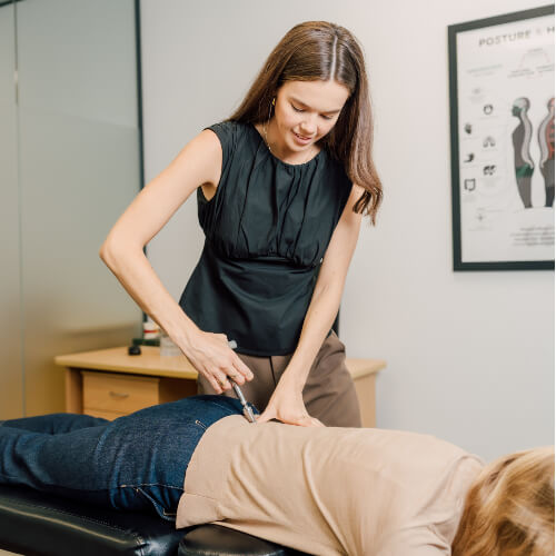 Activator technique used on back