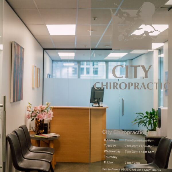 City Chiropractic reception area