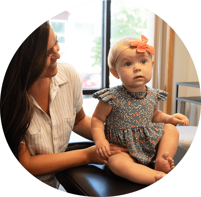 Doctor with child patient