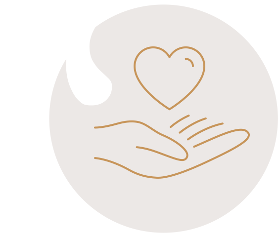 handing holding heart icon