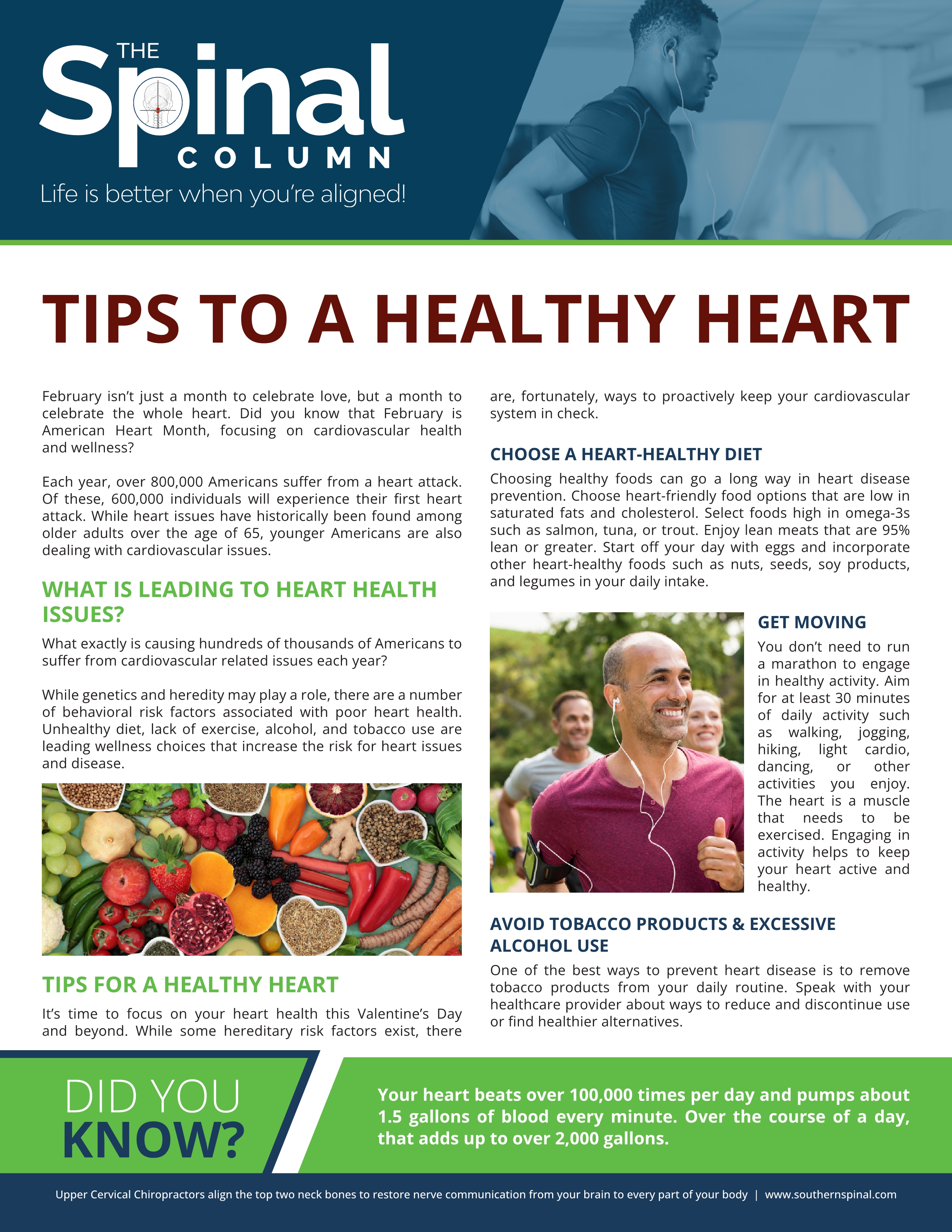 tips to a healthy heart - page 1