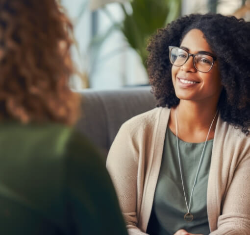 patient talking with practitioner