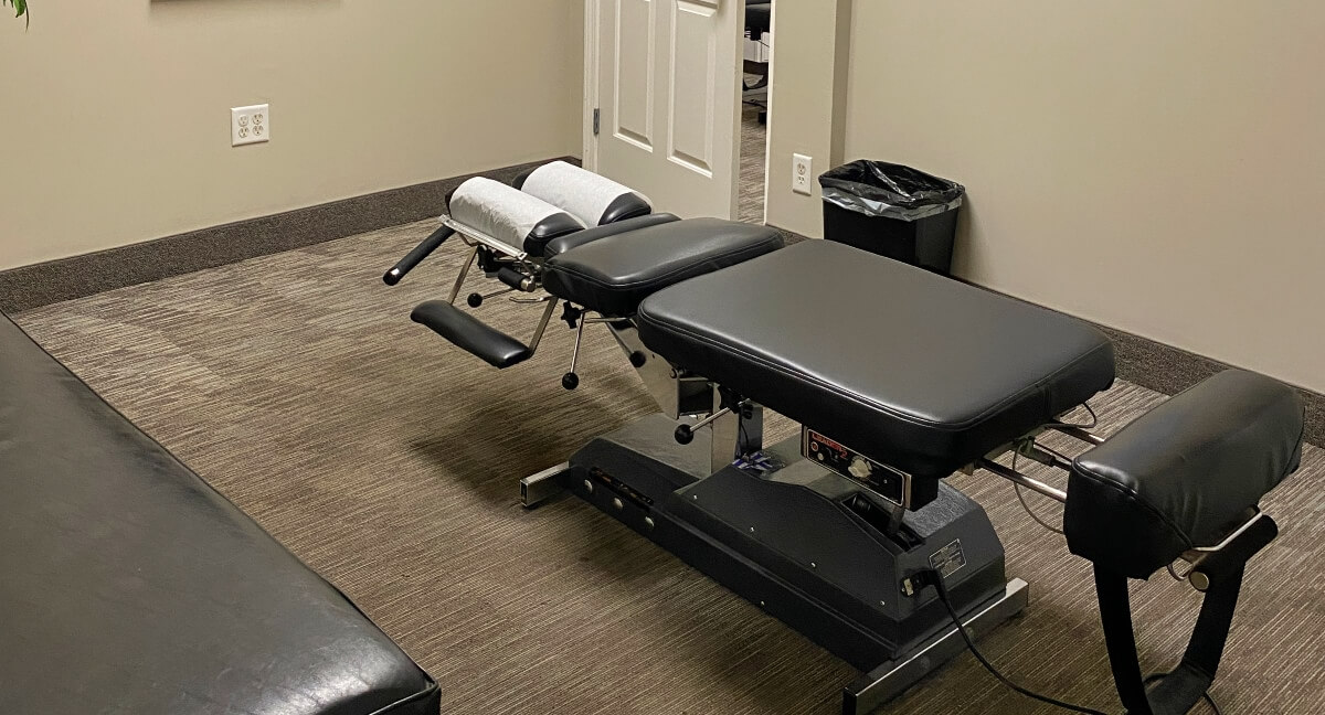 Well Adjusted Chiropractic treatment room