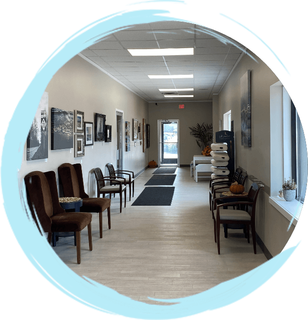 Well Adjusted Chiropractic patient waiting area