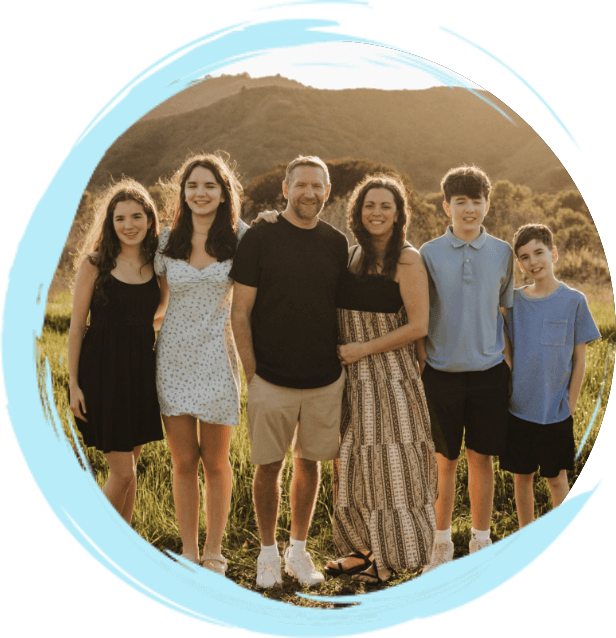 Spring Lake chiropractor Dr. Michael Weiss and his family
