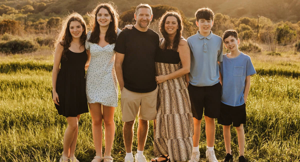 Dr. Michael Weiss and his family