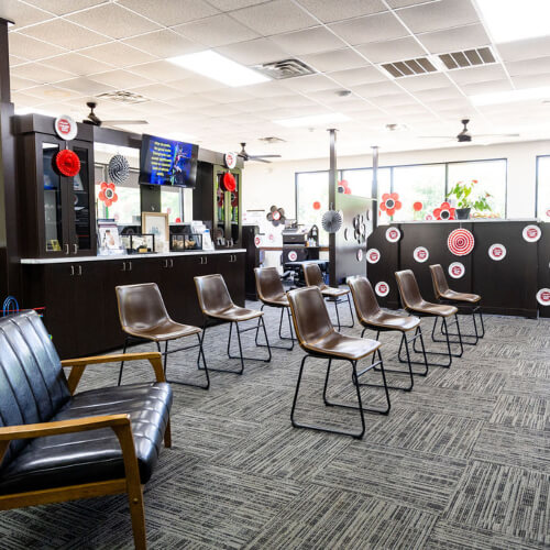 Patient waiting room