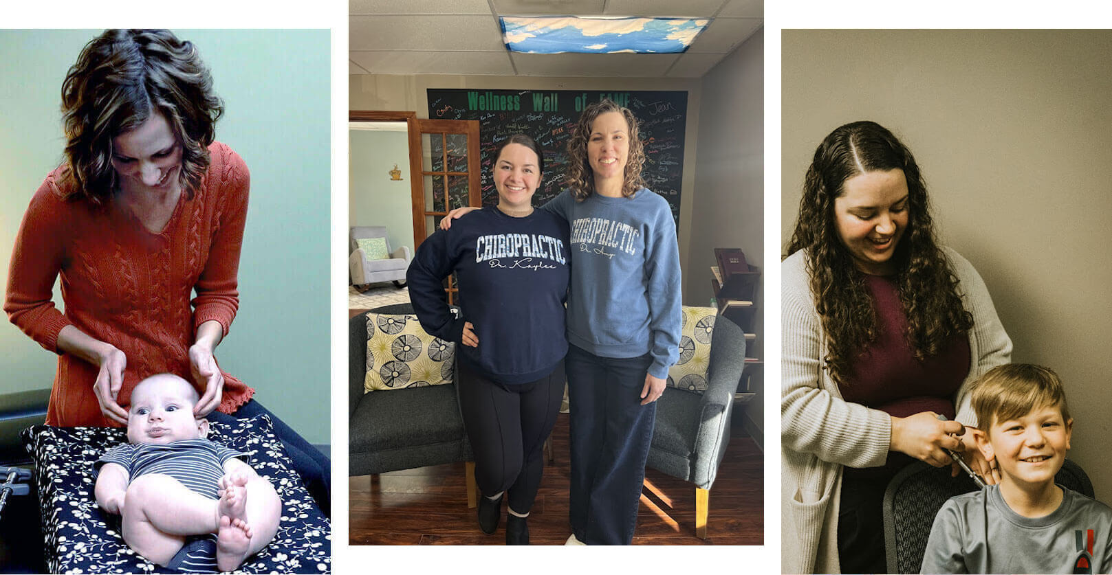 Abundant Life Chiropractic Chiropractors adjusting patients