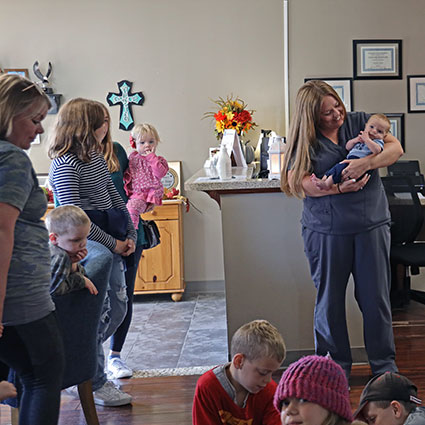 Abundant Life Chiropractic reception area