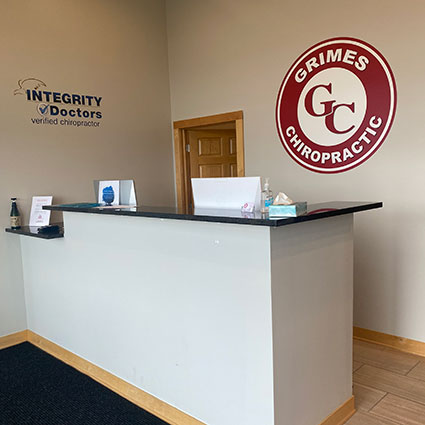 Grimes Chiropractic front desk