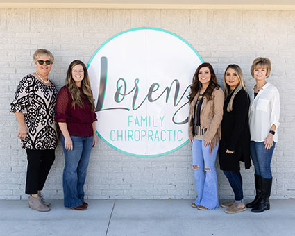 Lorenz Family Chiropractic team outside
