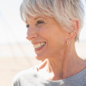 Smiling older woman
