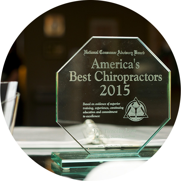 America's best chiropractor 2015 award