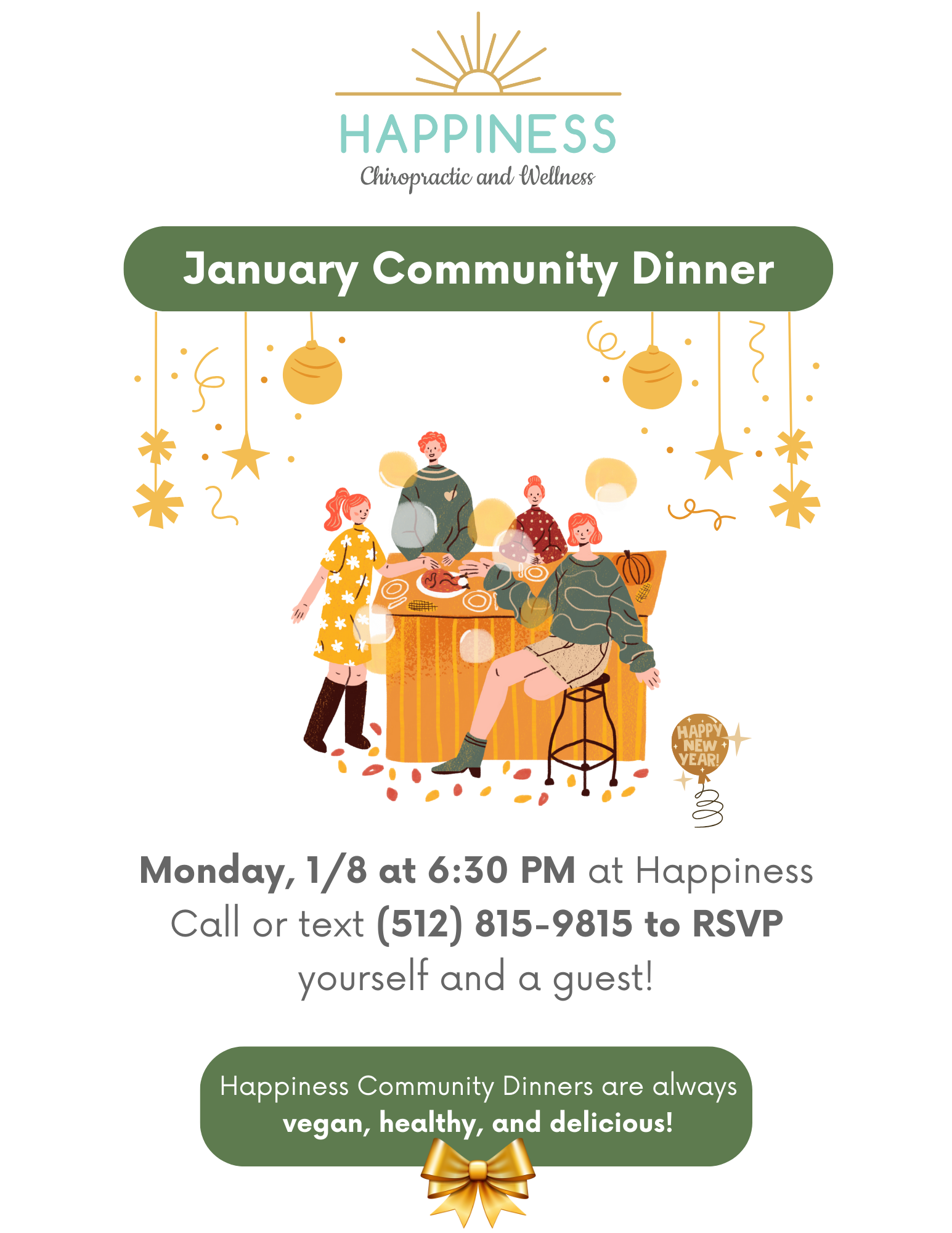 January 2024 Community Dinner