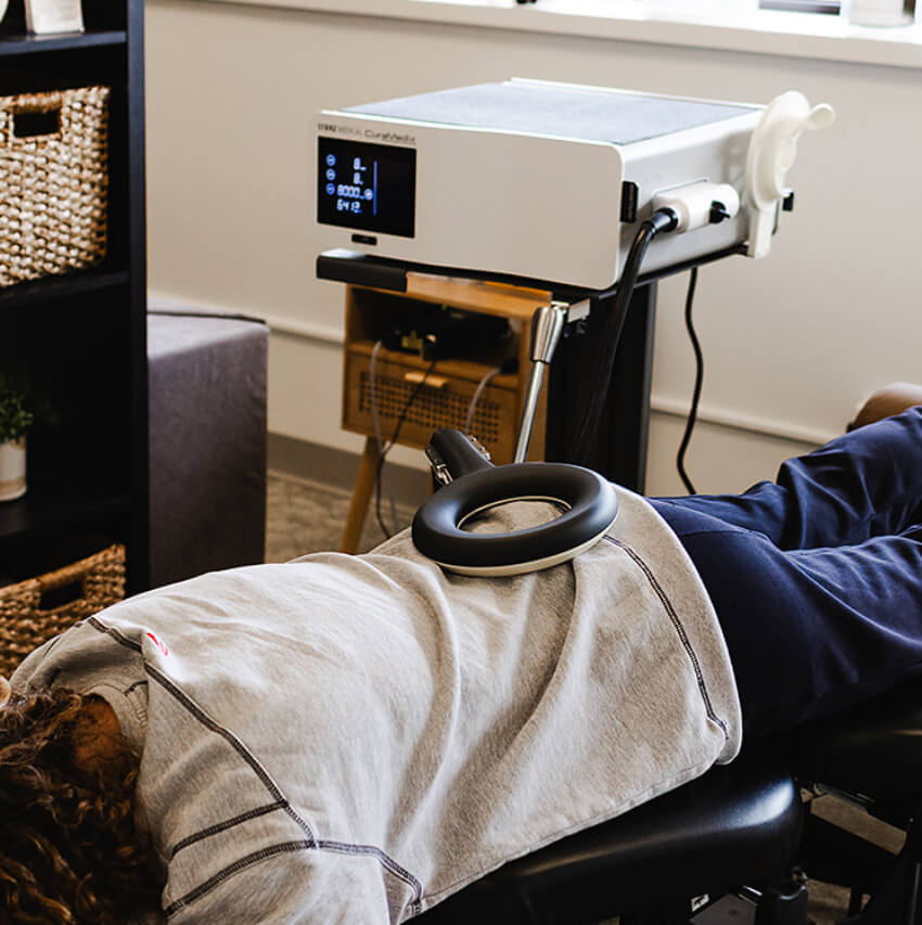 EMTT on patients lower back