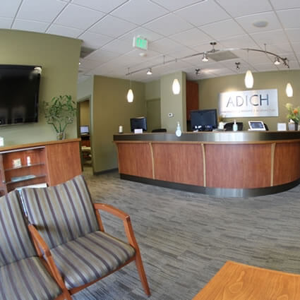 Adich Chiropractic and Massage waiting area