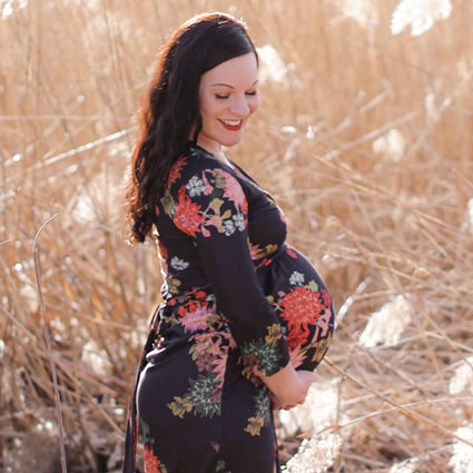 Dr. Bryan's pregnant wife