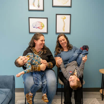 Family in waiting room