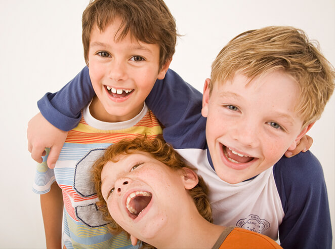 children laughing