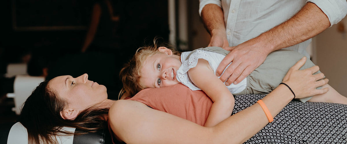 infant adjustment on mom