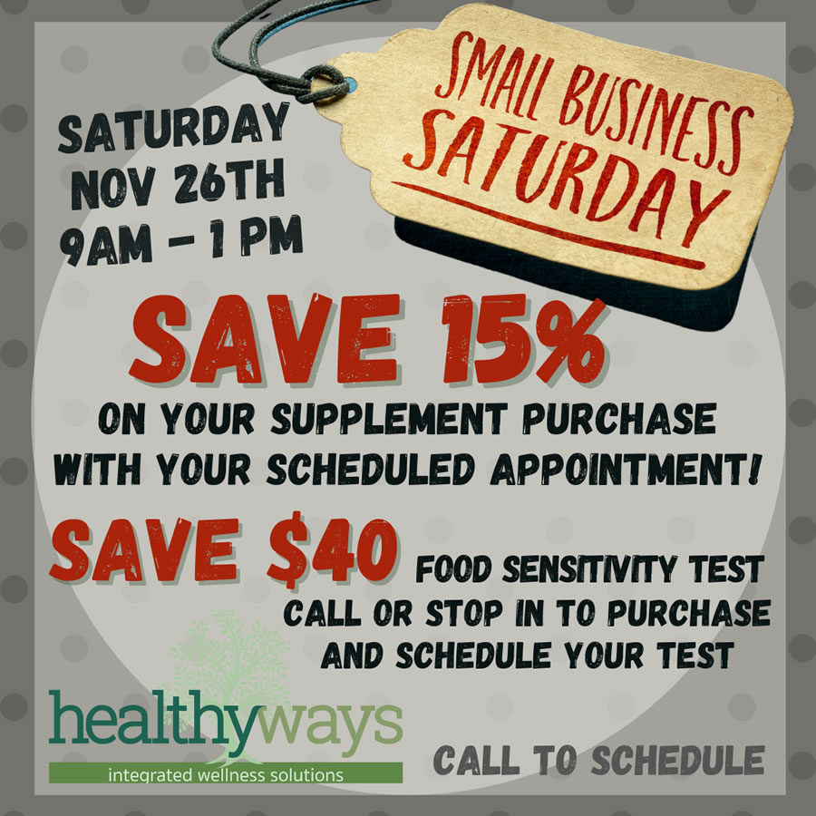 Small Business Saturday flyer