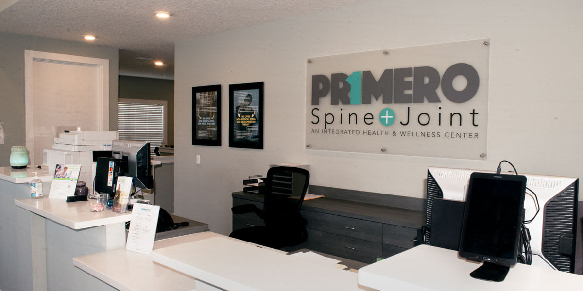 Primero Spine and Joint front desk