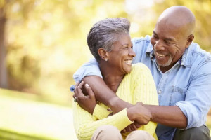 Smiling Older Couple