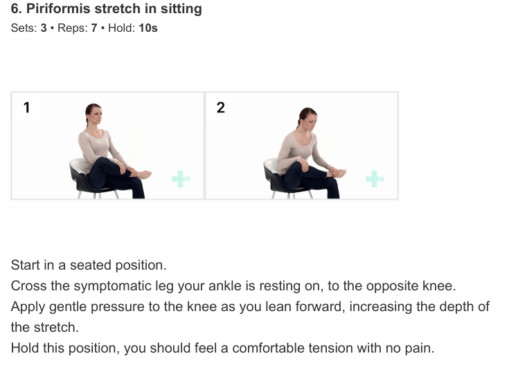 Moomica section - piraformis stretch