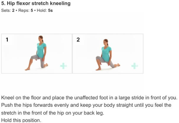 hip flexor stretch