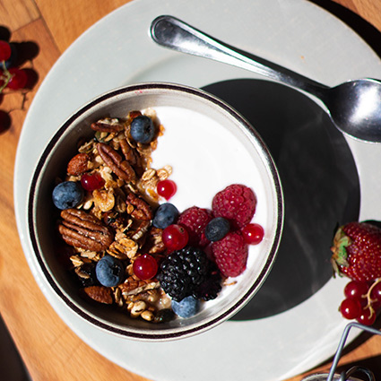 cereal with berries