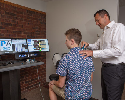 gentle adjustment for patient