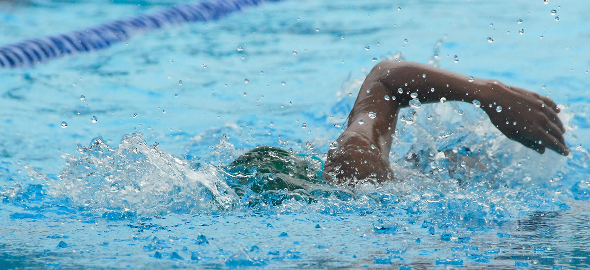 swimmer in pool