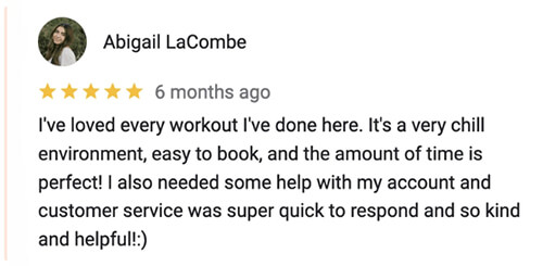 pronto pilates 5 star review