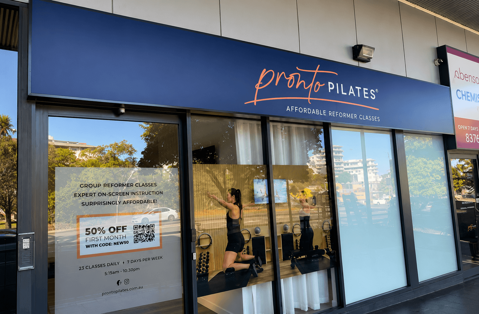 Pronto Pilates Indooroopilly studio