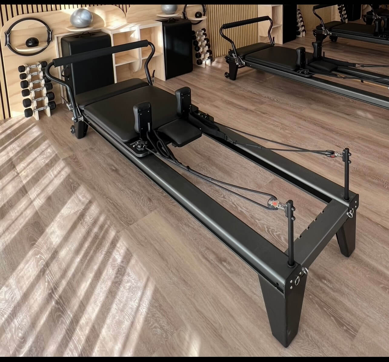Fully assembled Pronto Home Reformer, angled view