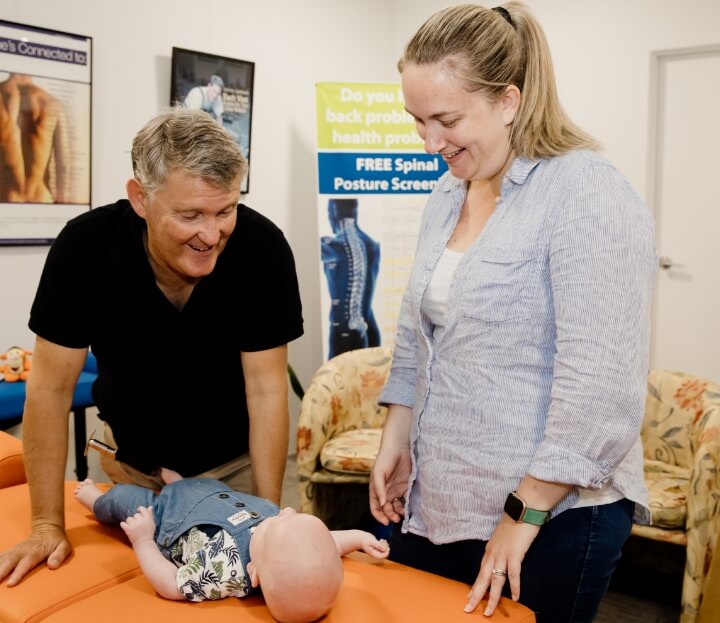 Dr Bernard with child patient