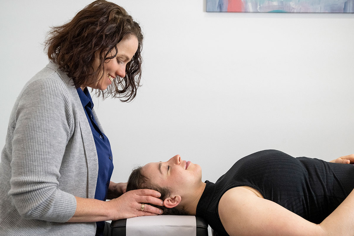 Doctor getting treatment