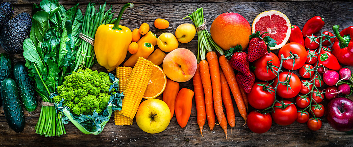 spread of fresh produce