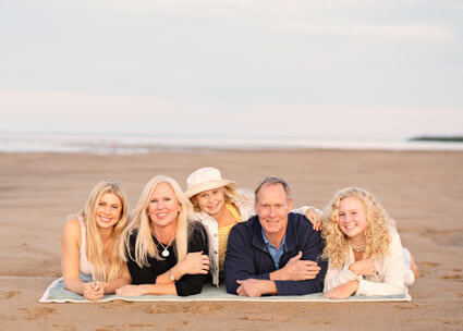 Dr. Calhoun and family