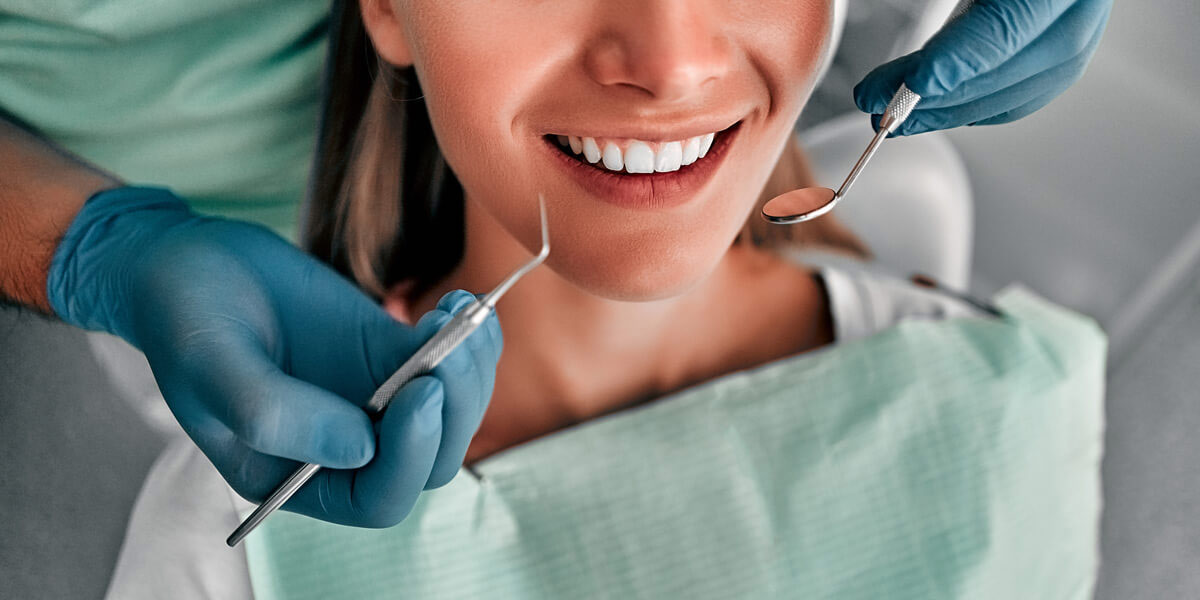 person getting dental treatment